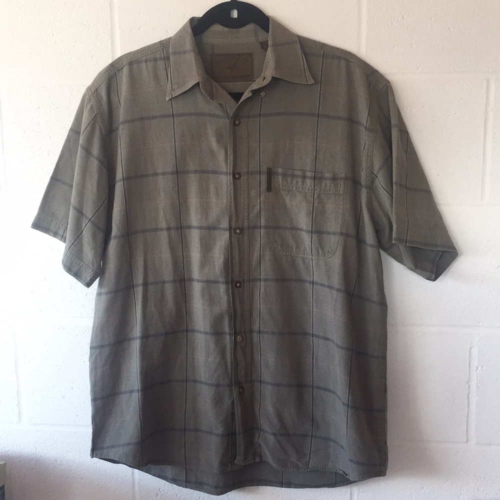 North River 100% Cotton Short Sleeve Button Down